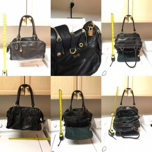 D&G purse bag leather black authentic vintage